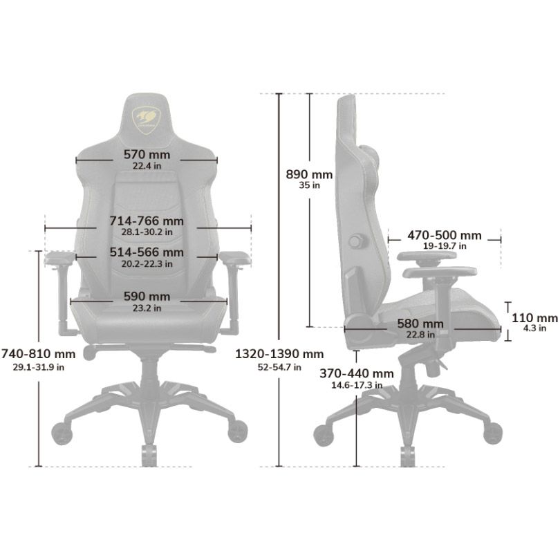 Геймерське крісло Cougar Armor EVO (3MEVOORB.0001)