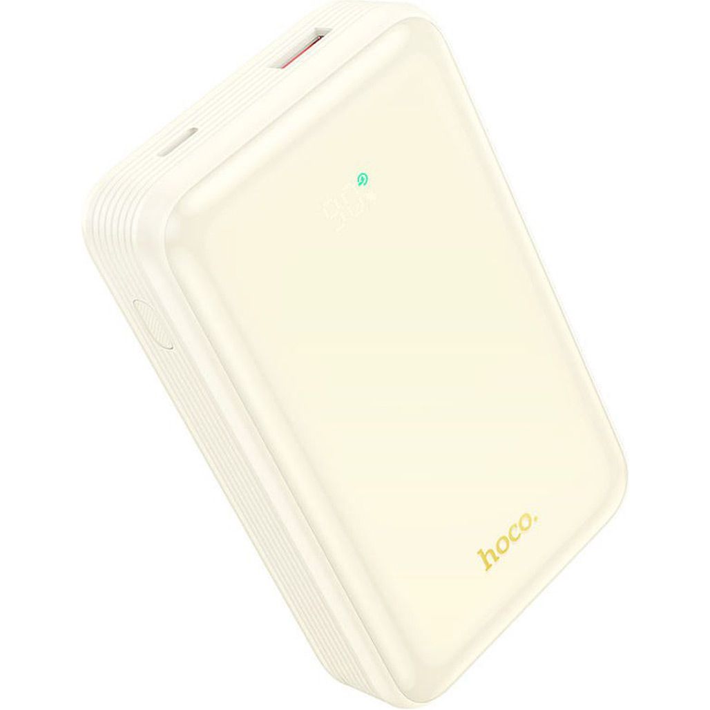 

Зовнішній акумулятор Hoco Q21A Great 20000mAh 22.5W Milky White