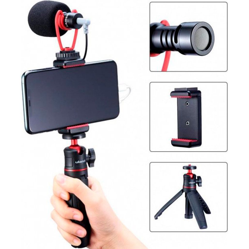 

Набір блогера для смартфона Ulanzi Vlogging Super Extension Tripod Handle Outfit (Combo 2)