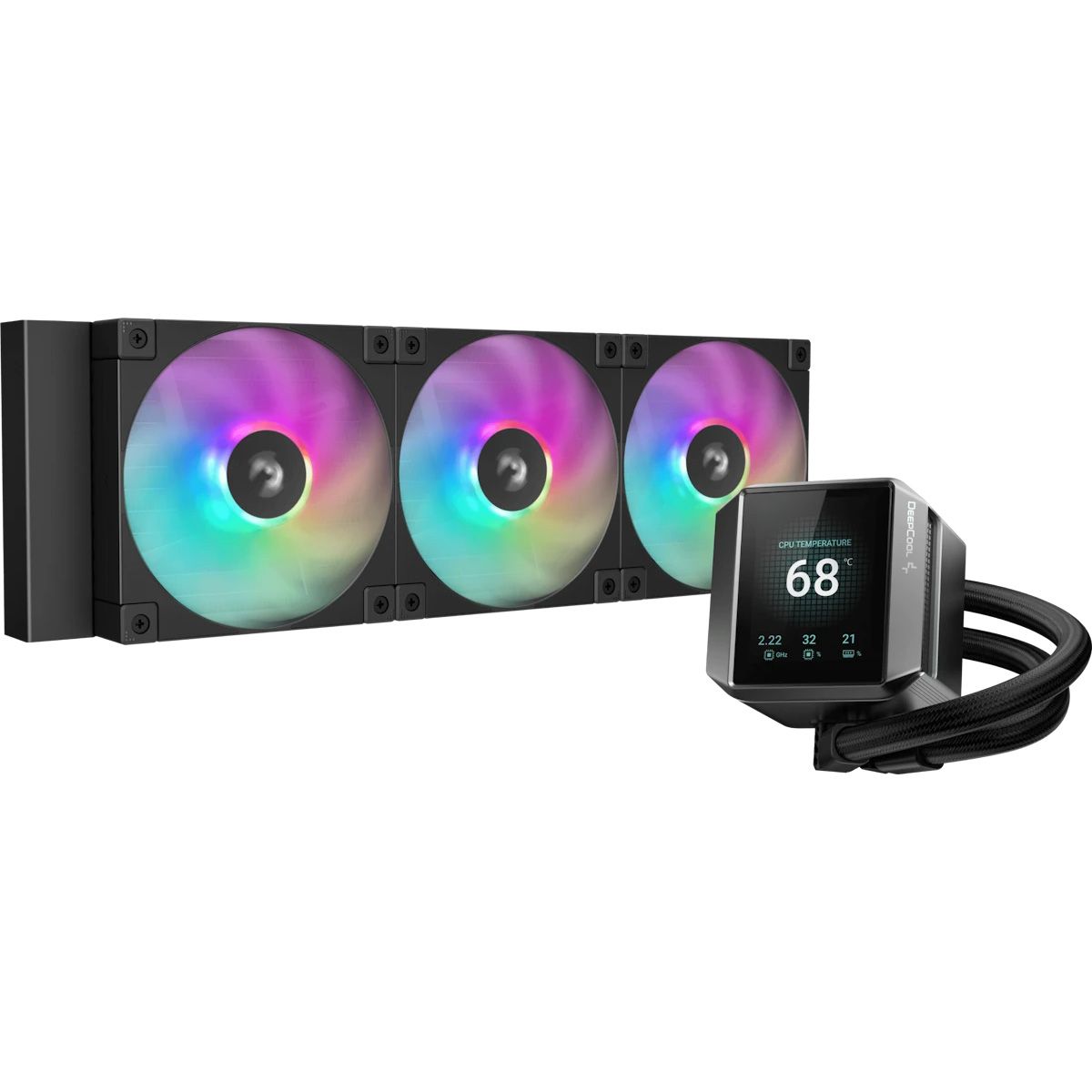 

Система водяного охлаждения Deepcool Mystique 360 ARGB Black (R-LX750-BKADSNC-G-1) UA