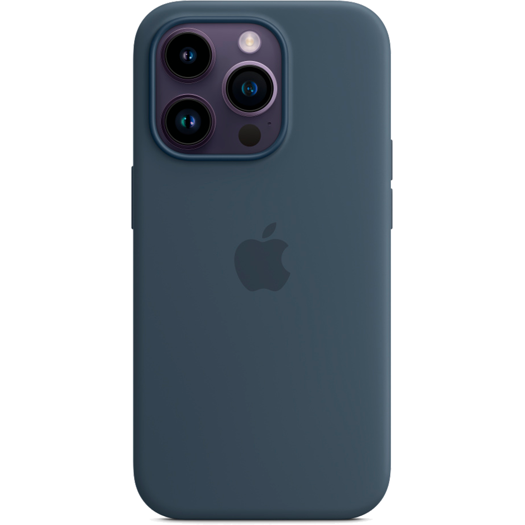 

Чехол Silicone Case с MagSafe для Apple iPhone 14 Pro (Stormblue) ААА