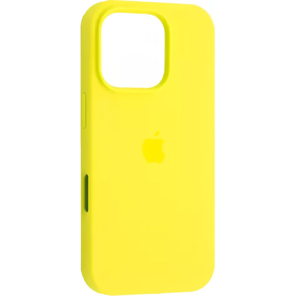 Чехол Silicone Case для Apple iPhone 16 Pro Max Yellow AA
