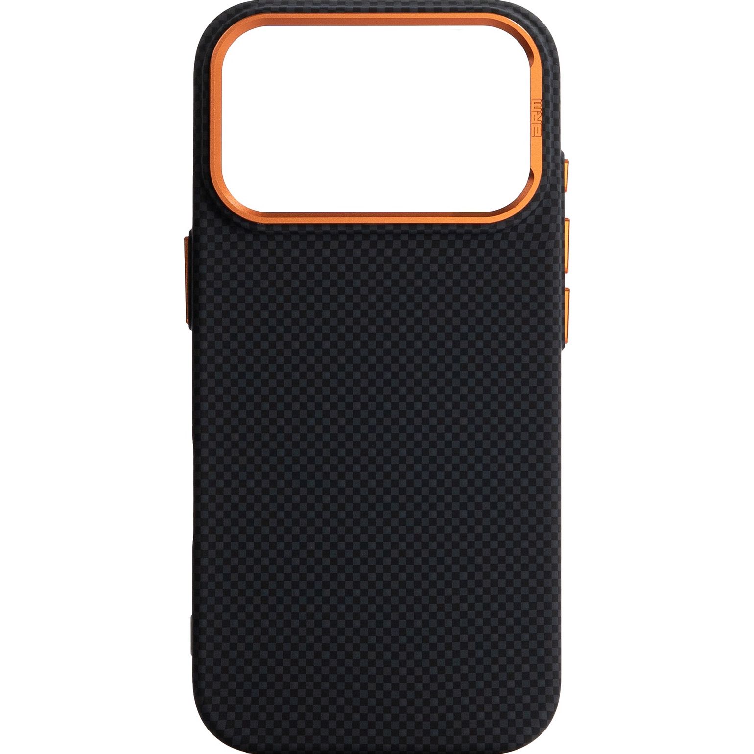 Чехол ArmorStandart LikeCarbon2 SE MagCase для Apple iPhone 17 Pro Kevlar Black Orange (ARM89164)