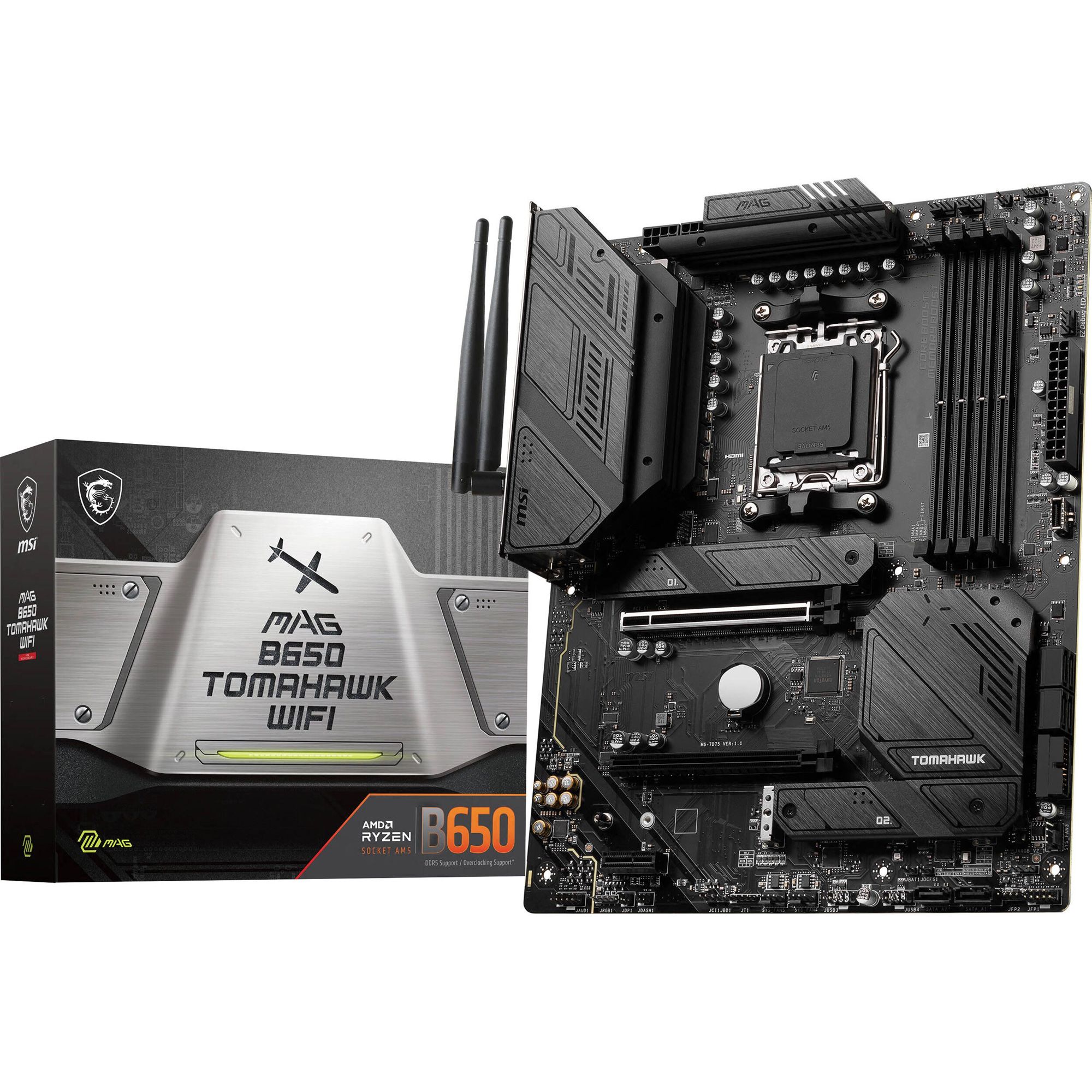 

Материнська плата MSI MAG B650 Tomahawk WIFI (911-7D75-001)