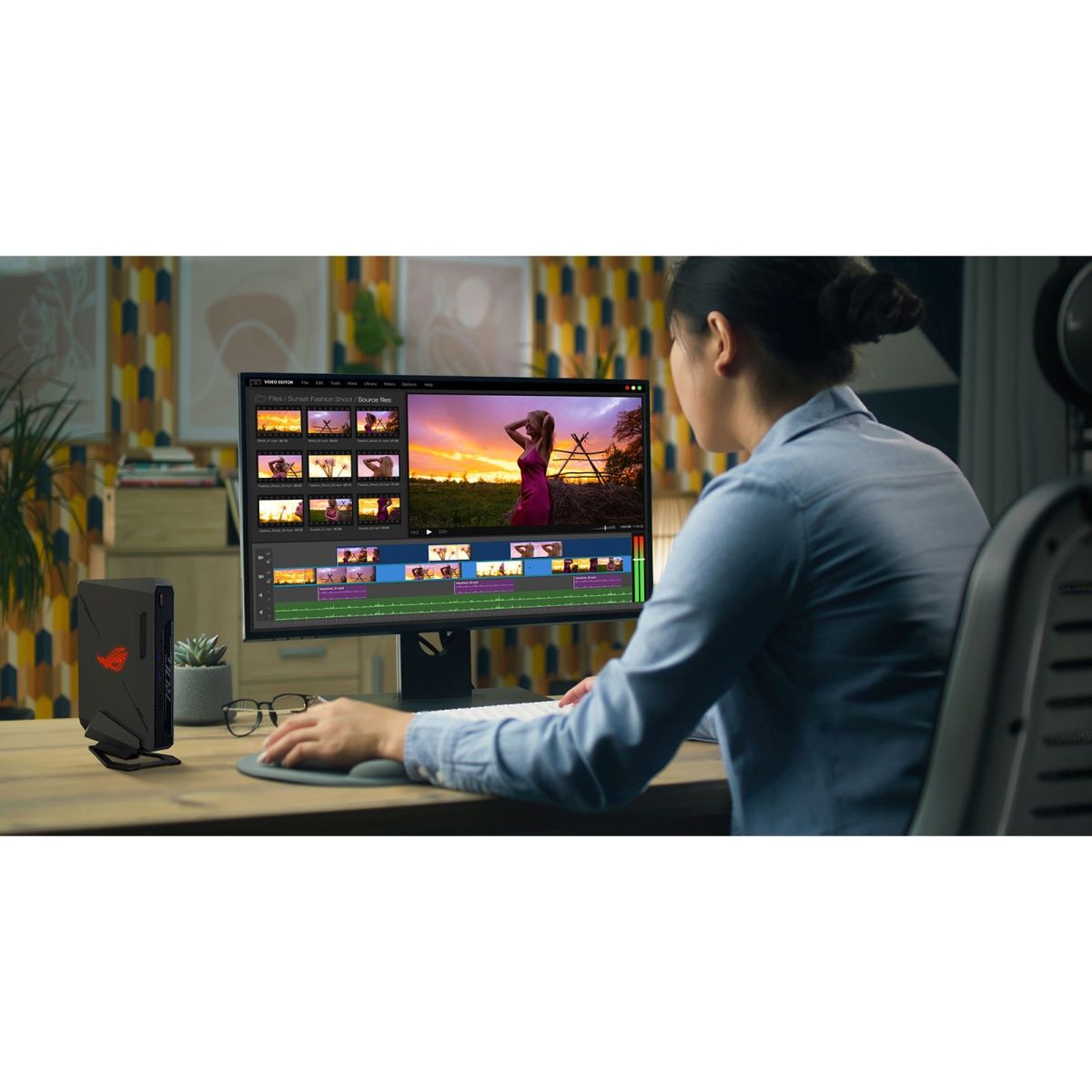 Неттоп Asus Mini PC ROG NUC Gaming (RNUC14SRKU7168A2I)