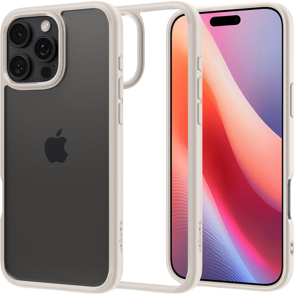 Чохол Spigen Ultra Hybrid для Apple iPhone 16 Pro Natural Titanium (ACS08127)