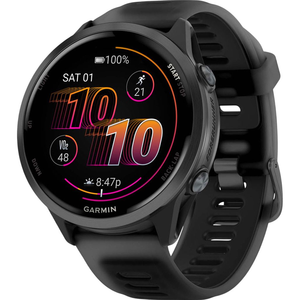

Смарт-годинник Garmin Forerunner 570 47mm Slate Gray Aluminum with Translucent Black/Black Band (010-02971-00)