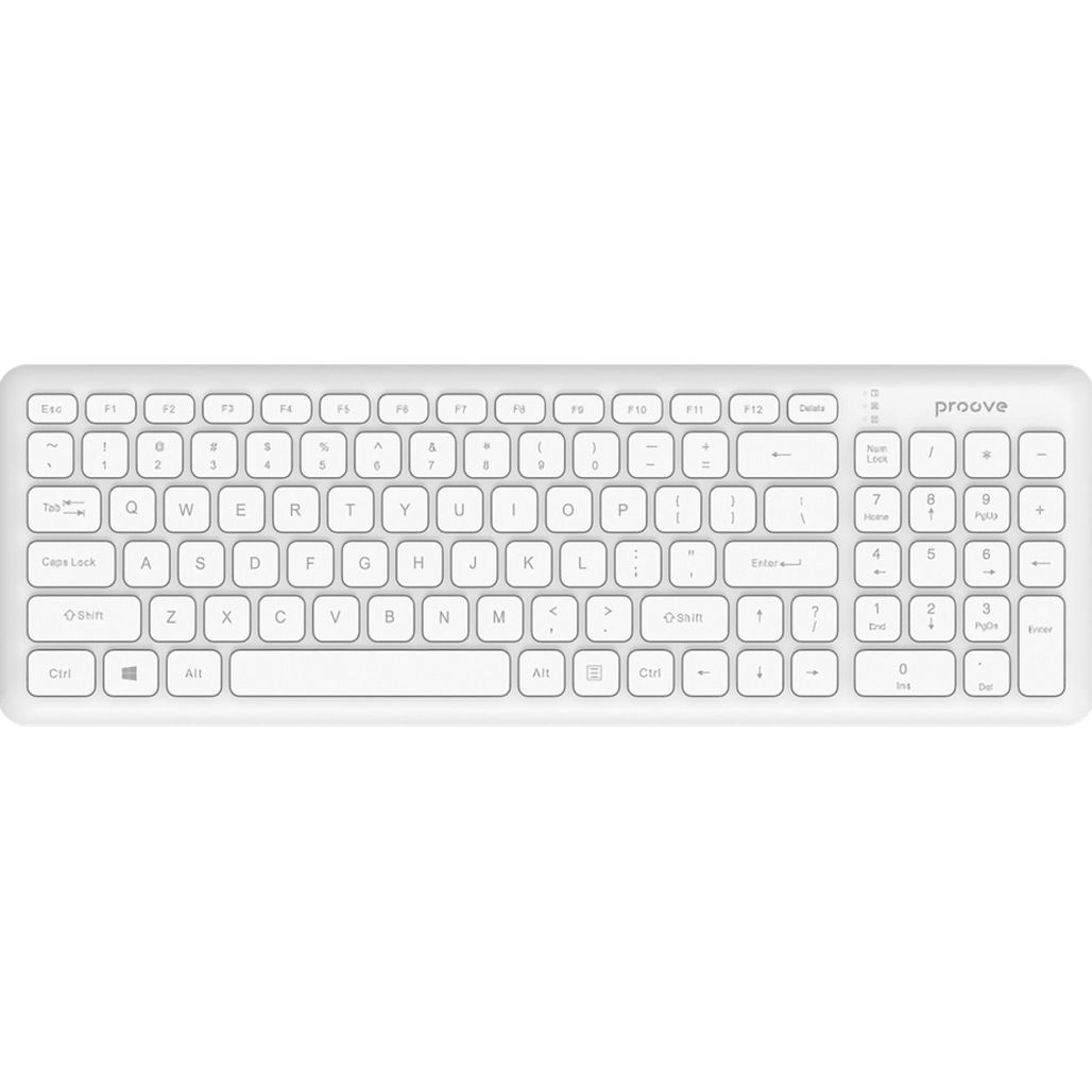 

Клавиатура Proove Classic Code Wireless Keyboard White (EN + UA) (KBCD00003002)