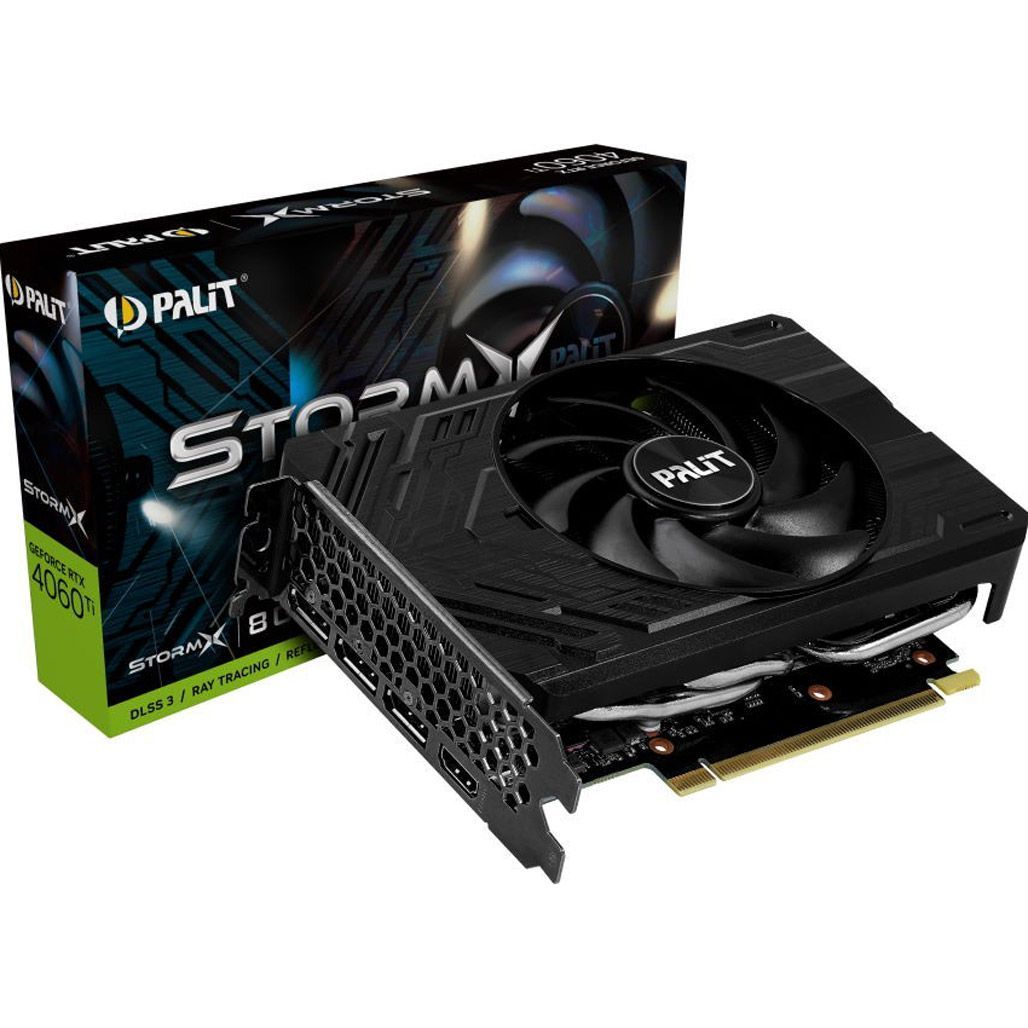 

Відеокарта Palit GeForce RTX 4060 Ti StormX 8GB (NE6406T019P1-1060F)