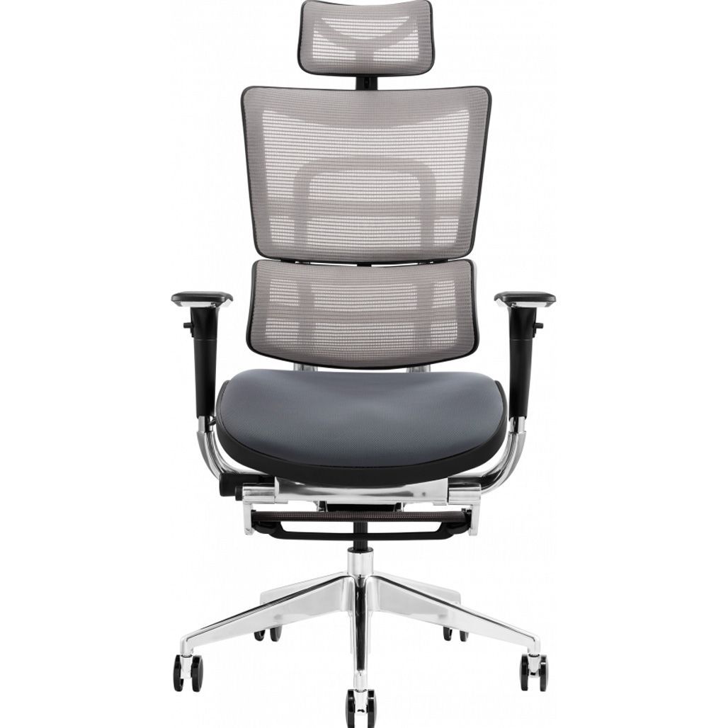 

Офісне крісло GT Racer X-801L Bright Gray (W-20 B-40)