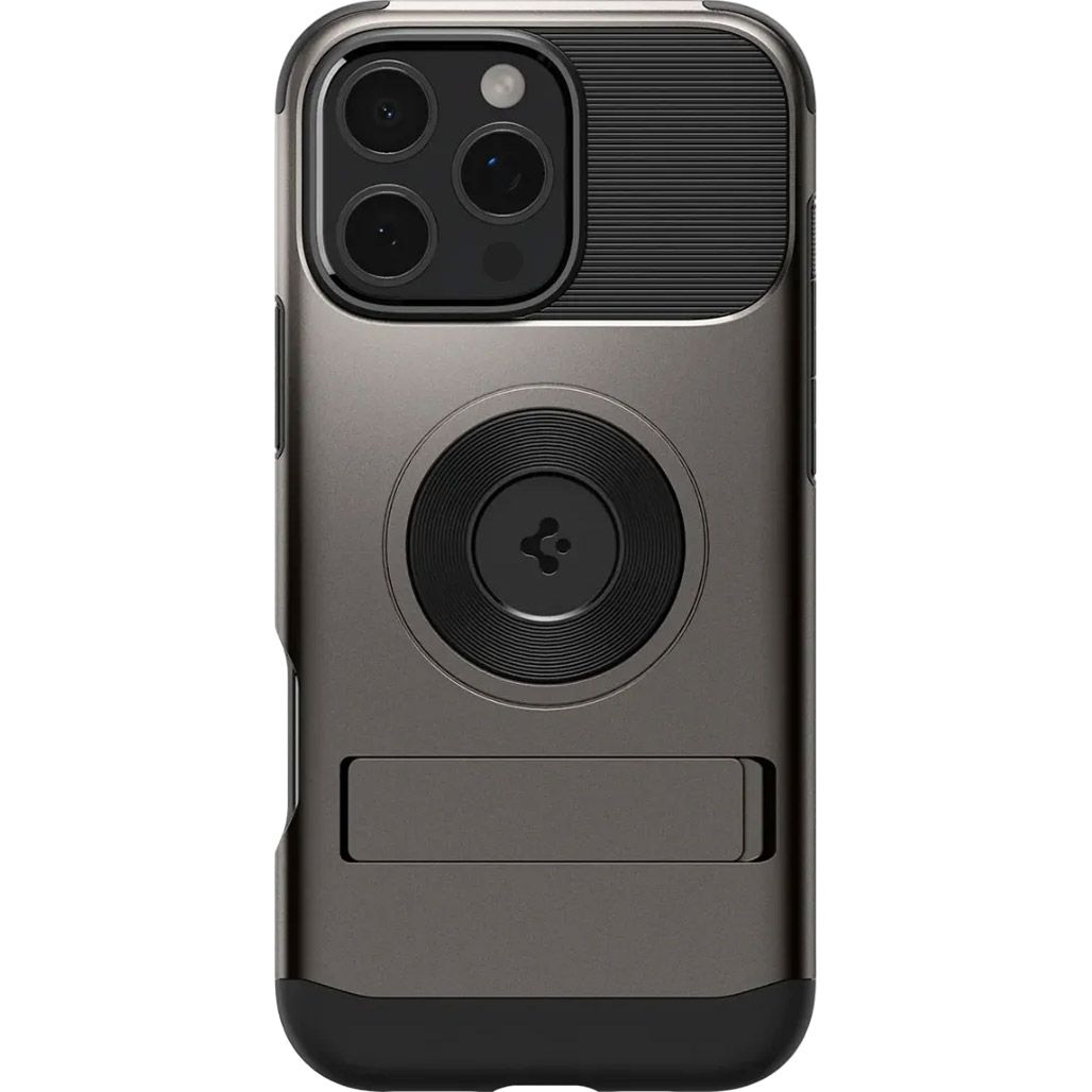 

Чехол Spigen Slim Armor with MagSafe для Apple iPhone 16 Pro Max Gunmetal (ACS08033)