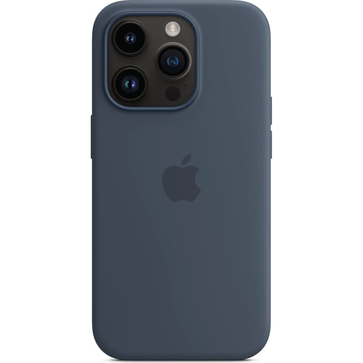 

Чохол Apple Silicone Case with MagSafe для Apple iPhone 14 Pro Max Storm Blue (MPTQ3)