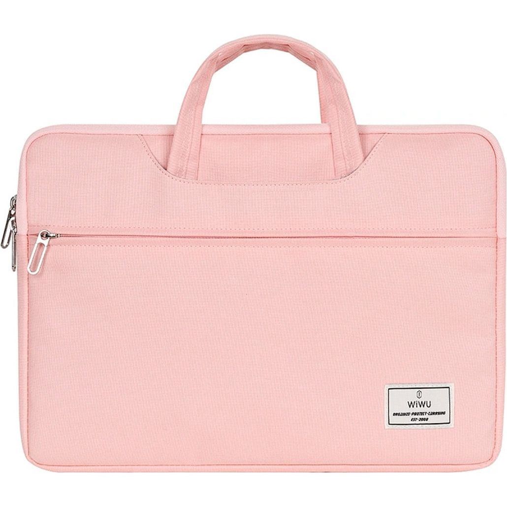 

Сумка для ноутбука WiWU Vivi Laptop Handbag 15.6`/16` Pink (6936686410984)