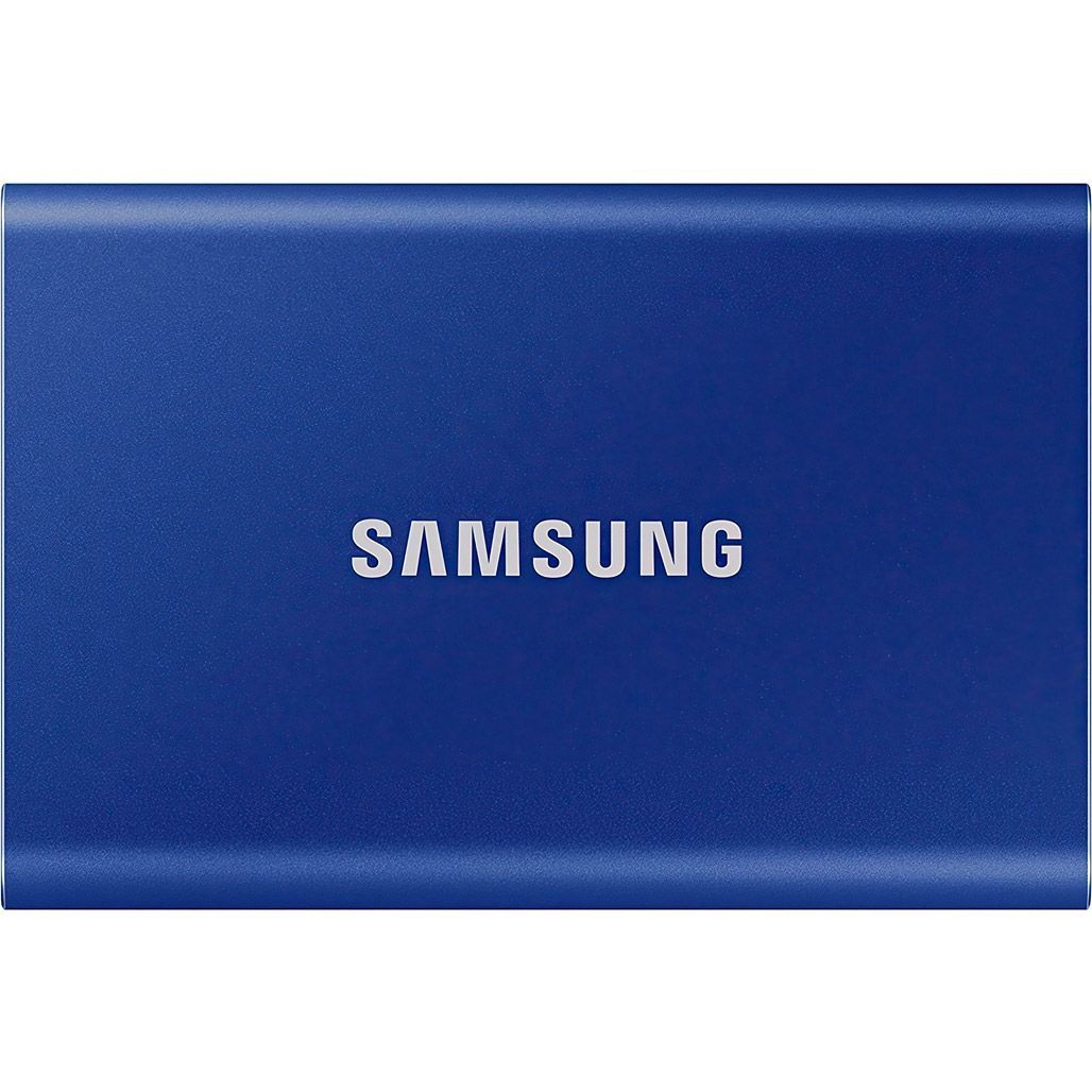 

Внешний SSD накопитель Samsung T7 1 TB Indigo Blue (MU-PC1T0H/WW)