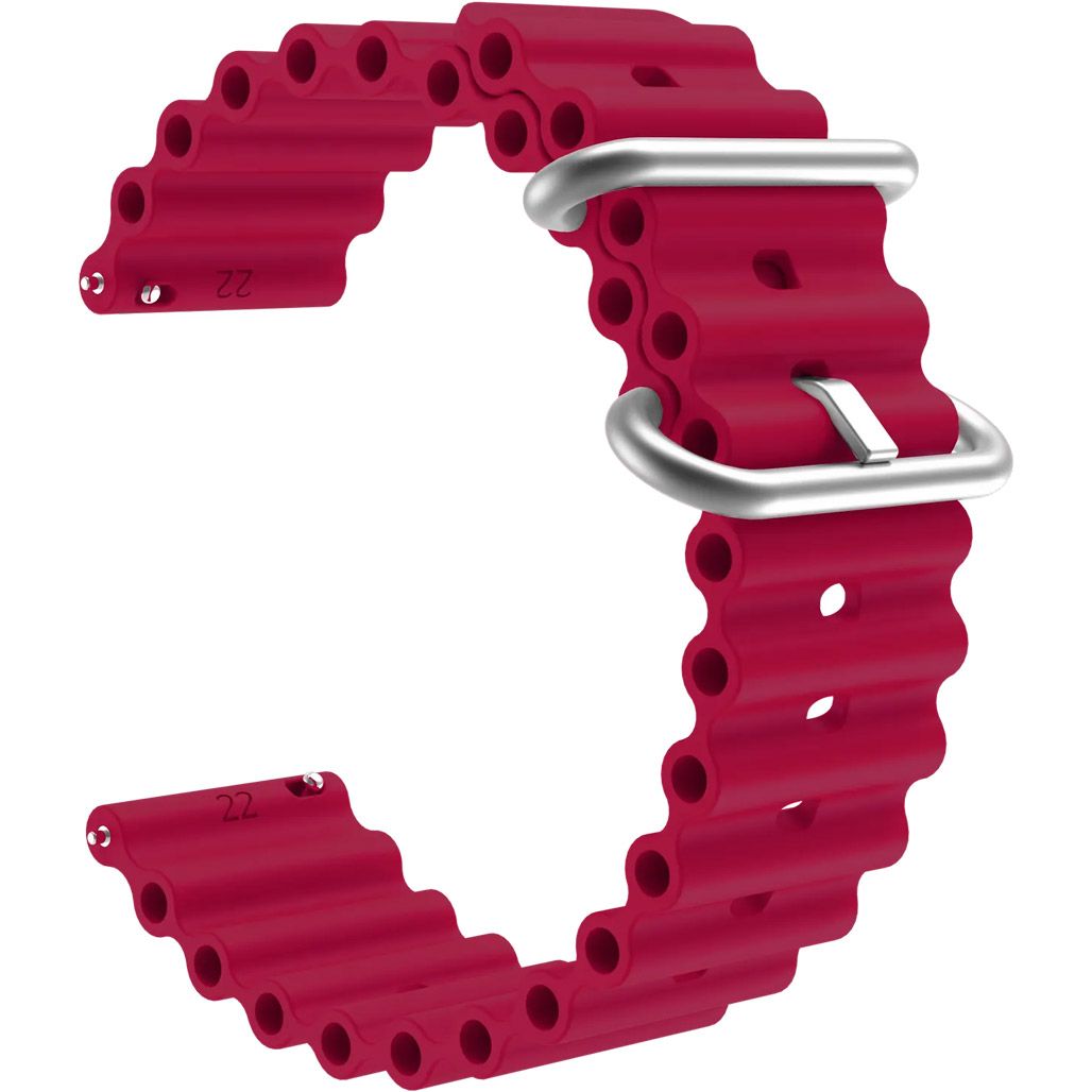 

Универсальный ремешок для смарт-часов Ocean Band 22mm Wine Red