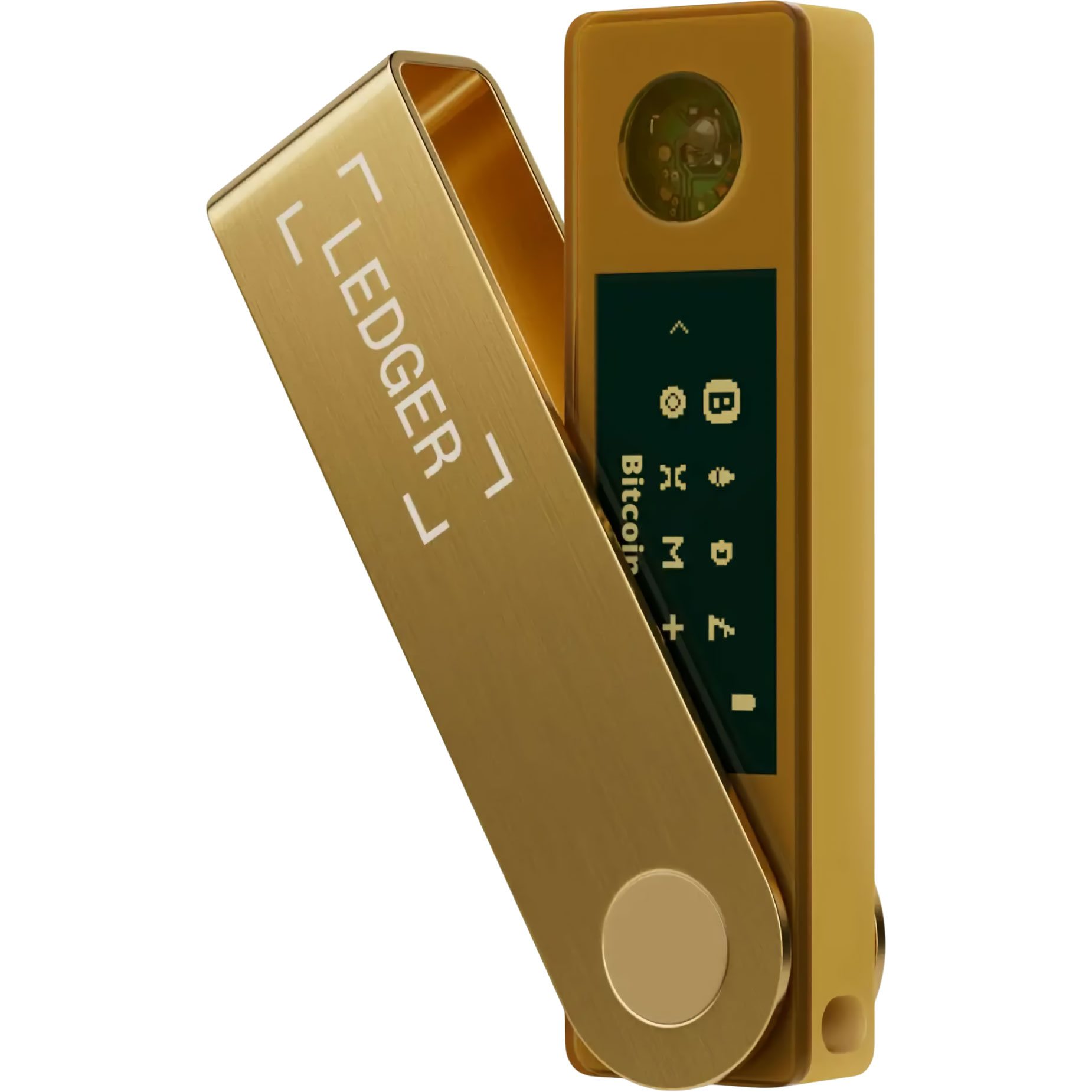 

Криптогаманець Ledger Nano X Gold