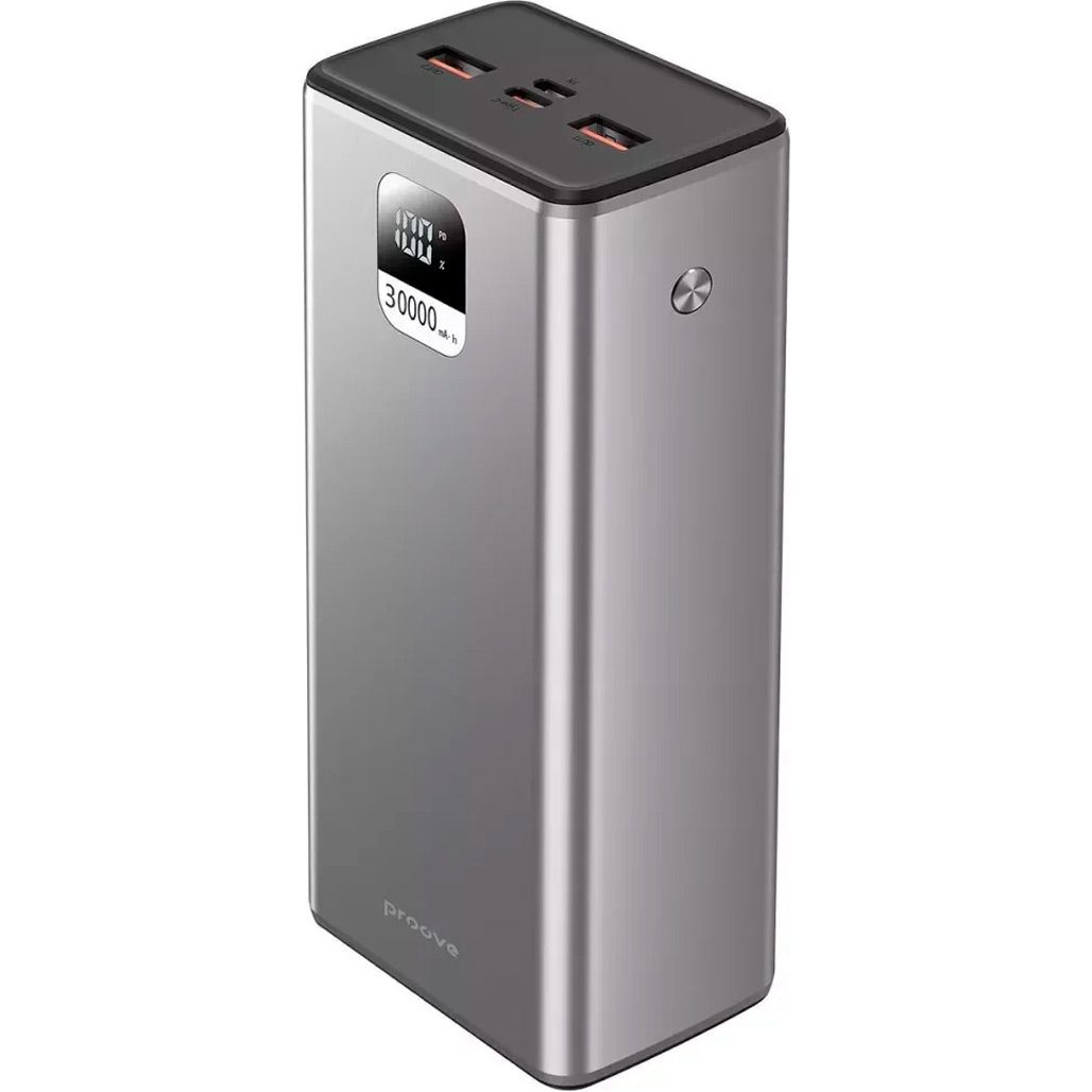 

Внешний аккумулятор Proove Guardian 30000mAh 22.5W Metal Gray (PBG322210004)