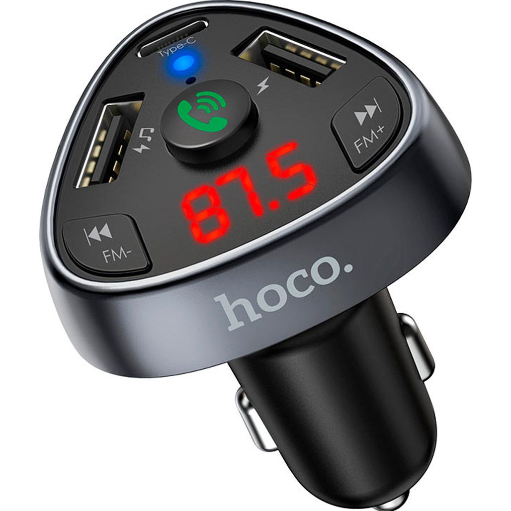 

FM-трансмітер Hoco E51 Road treasure BT FM Transmitter (730350)