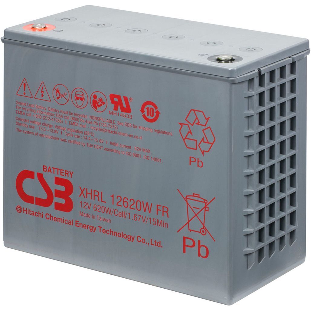 

Аккумулятор CSB AGM 12V (12V/140Ah/1680Wh) (XHRL12620W)