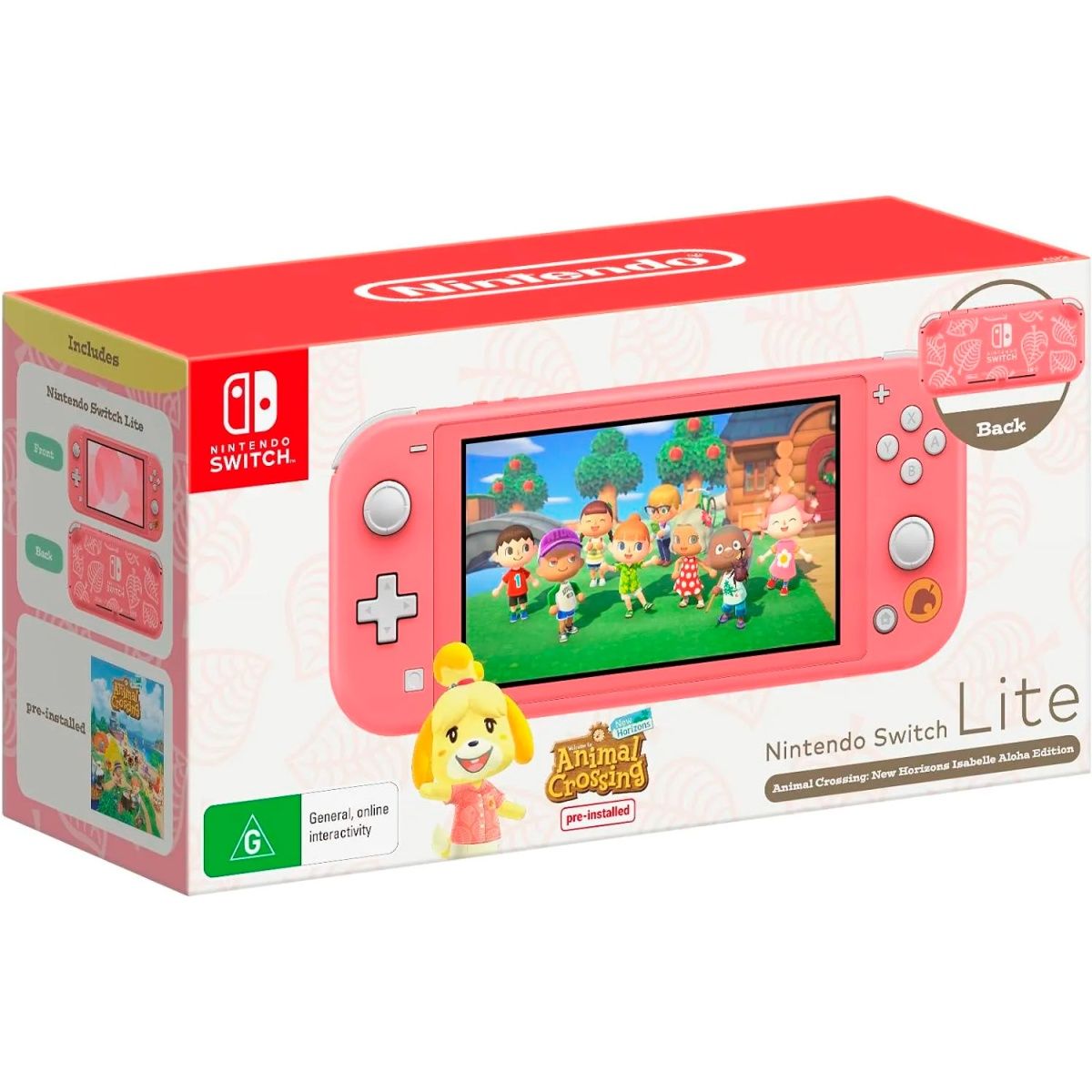 Портативна ігрова консоль Nintendo Switch Lite Animal Crossing: New Horizons Isabelle Aloha Edition