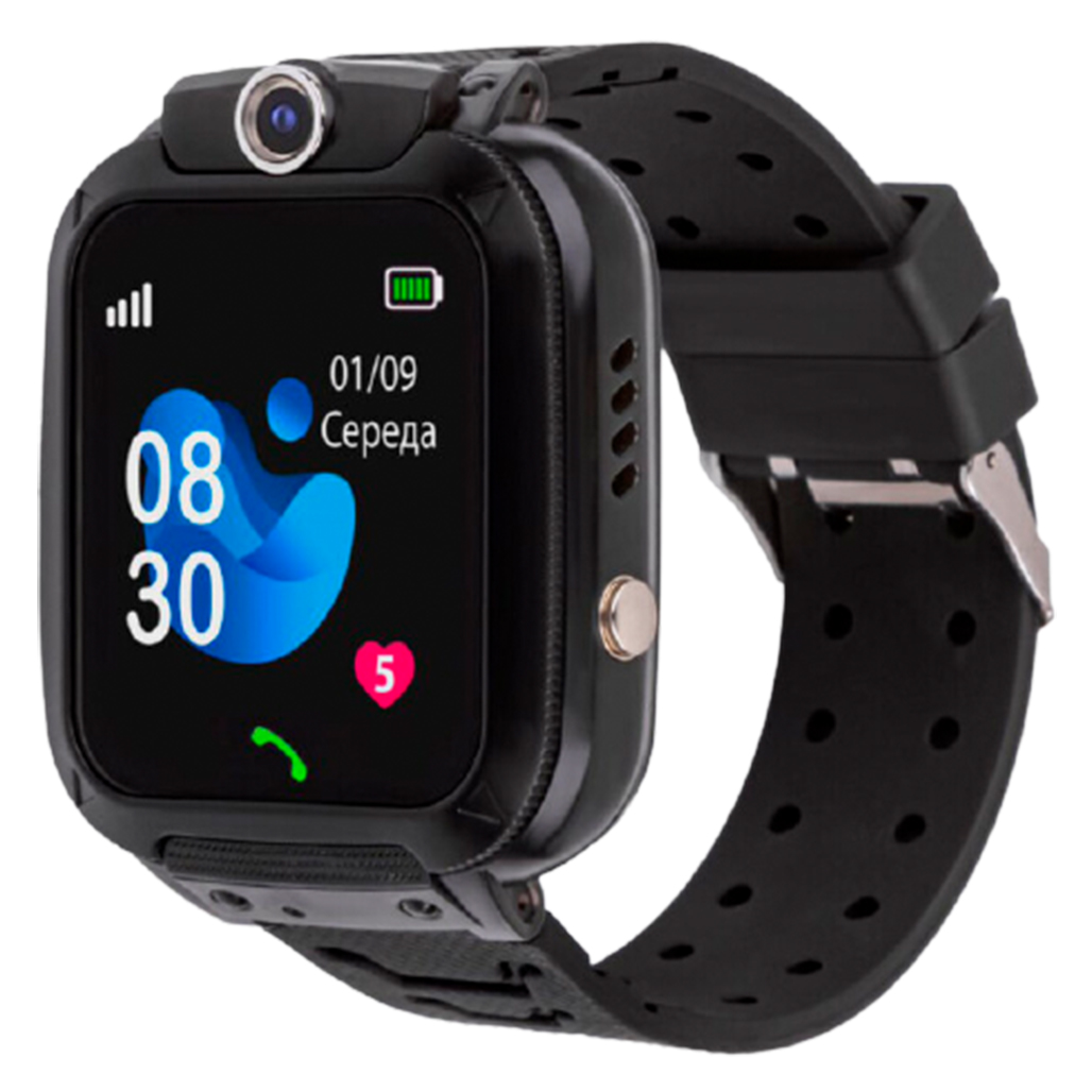 

Дитячий смарт-годинник AmiGo GO007 FLEXI GPS (Black)