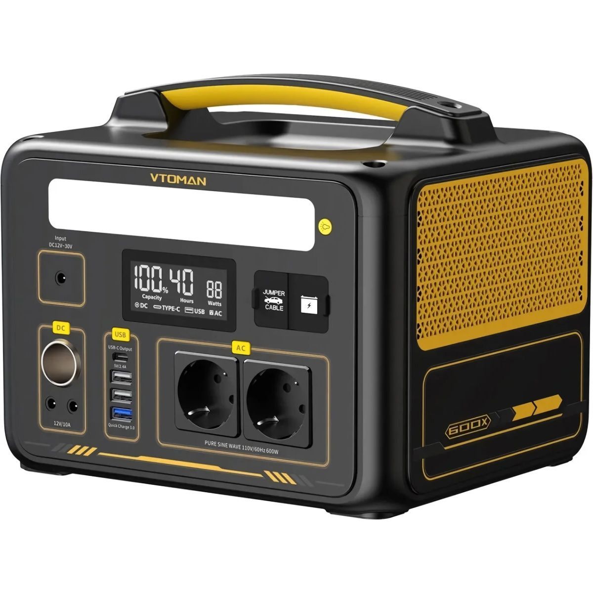 Зарядная станция Vtoman Jump 600X + Jump 640Wh Extra Battery