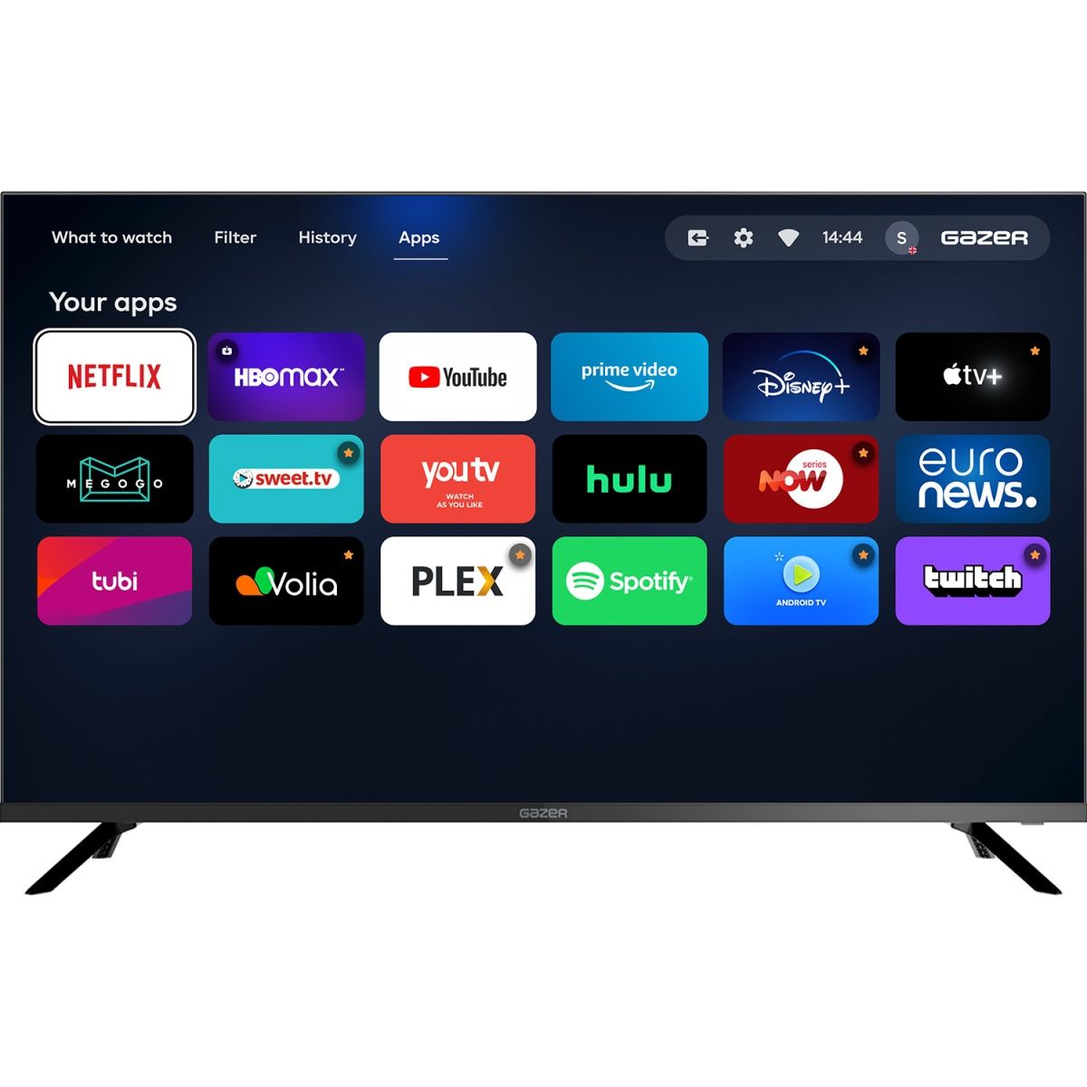 

Телевізор Gazer HN1 32" LED HD (TV32-HN1)