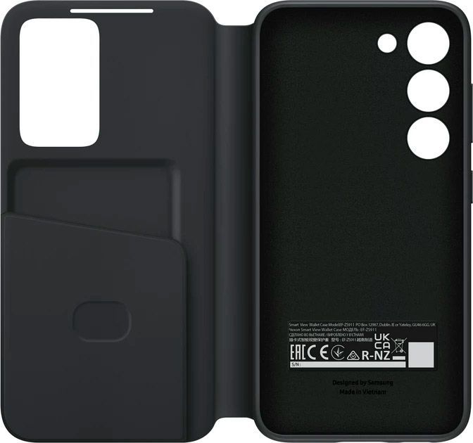 Чохол-книжка Samsung Smart View Wallet Case для Galaxy S23 Black (EF-ZS911CBEGRU)