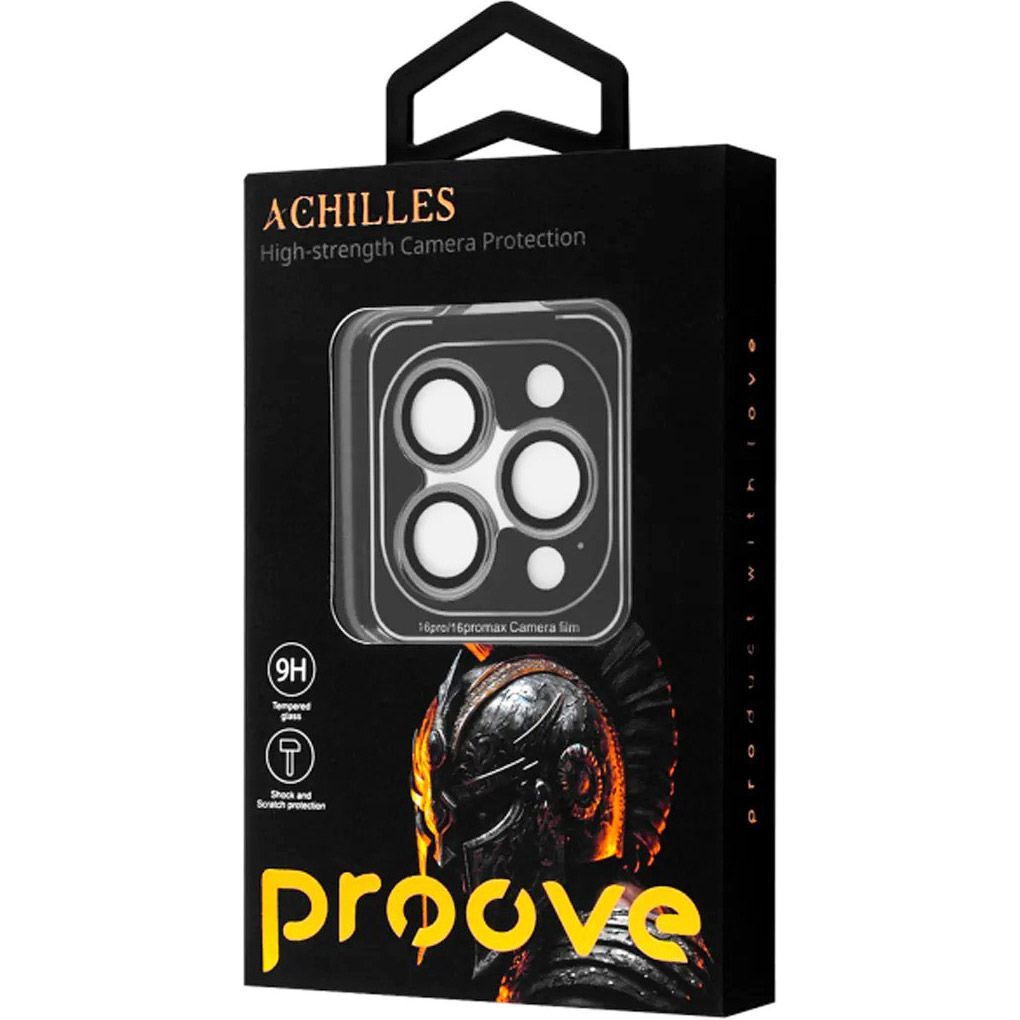 Захисне скло на камеру Proove Achilles для Apple iPhone 16 Pro/16 Pro Max Natural Titanium (CPPAIP16PM25)