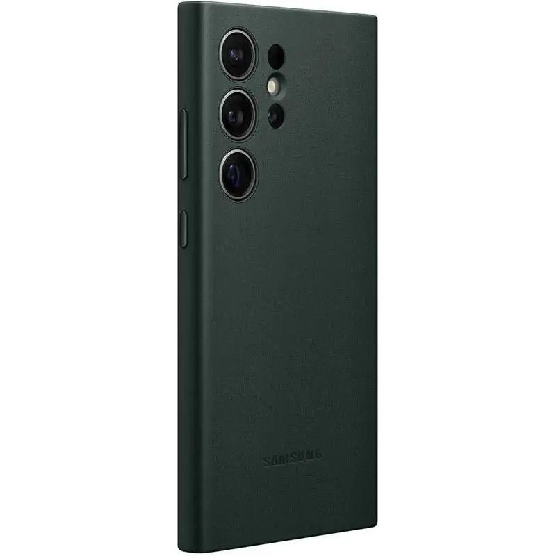Чохол Epik Leather Case для Samsung Galaxy S24 Ultra Pine Green AAA