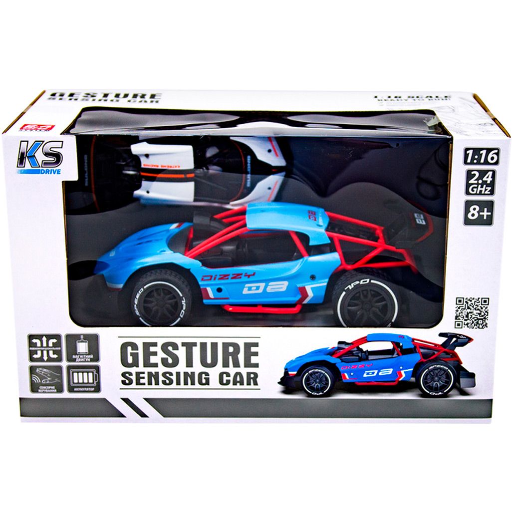 Машинка на радіокеруванні Sulong Toys 1:16 Gesture Sensing Dizzy Blue (SL-285RHB)