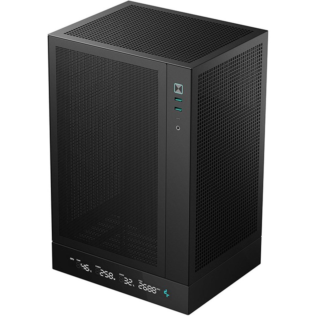 

Корпус Deepcool CH170 Digital Black (R-CH170-BKNPI0D-G-1)