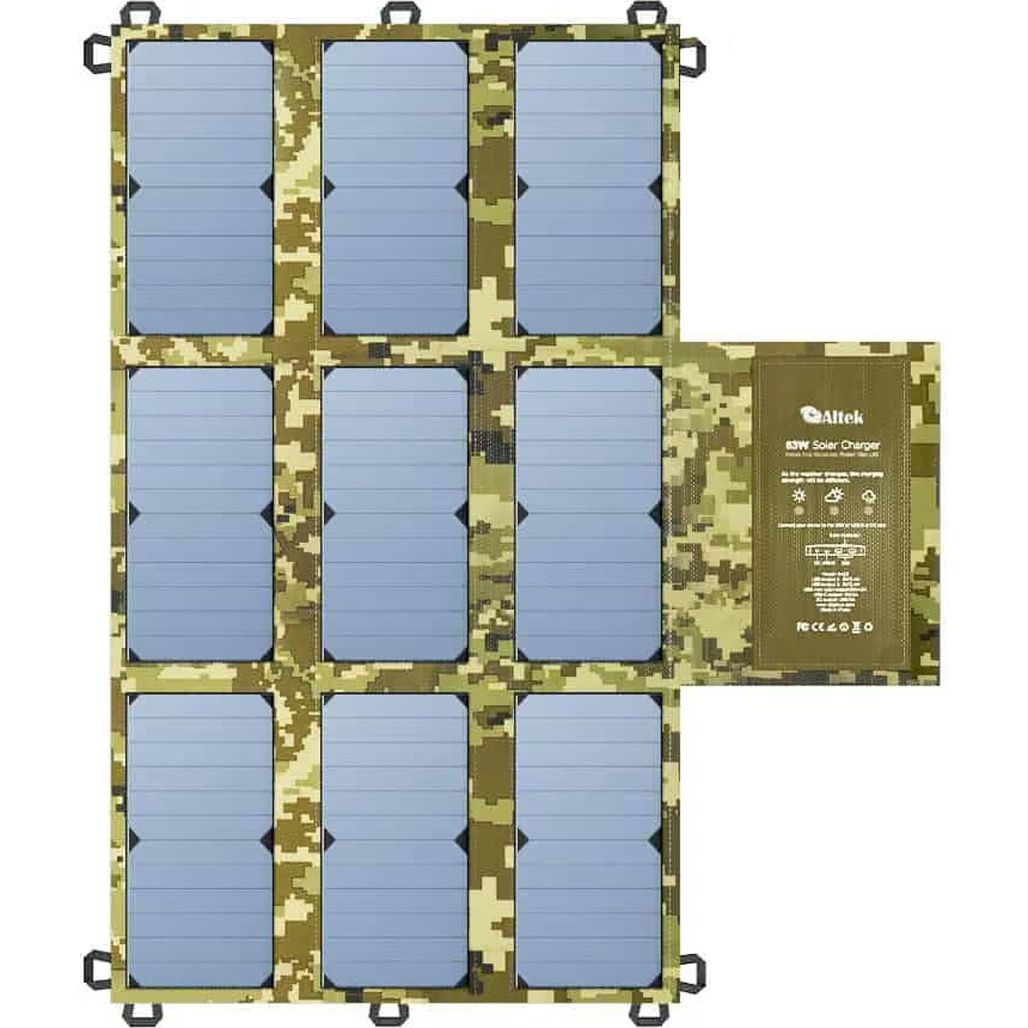 Портативная солнечная панель Altek ALT-63 Military (2115749)