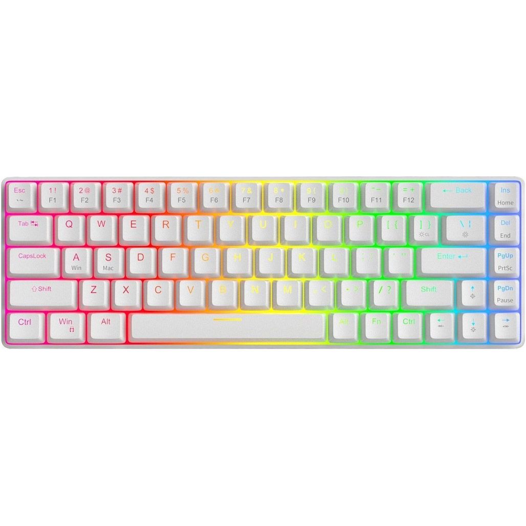 Клавиатура MageGee MK-BOX RGB Magnetic Amethyst Switch White (6971969728653-UA)