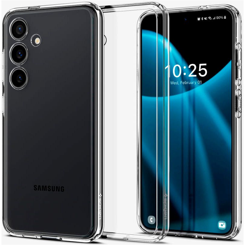 Чохол Spigen Case Ultra Hybrid для Samsung Galaxy S24 Crystal Clear (ACS07349)
