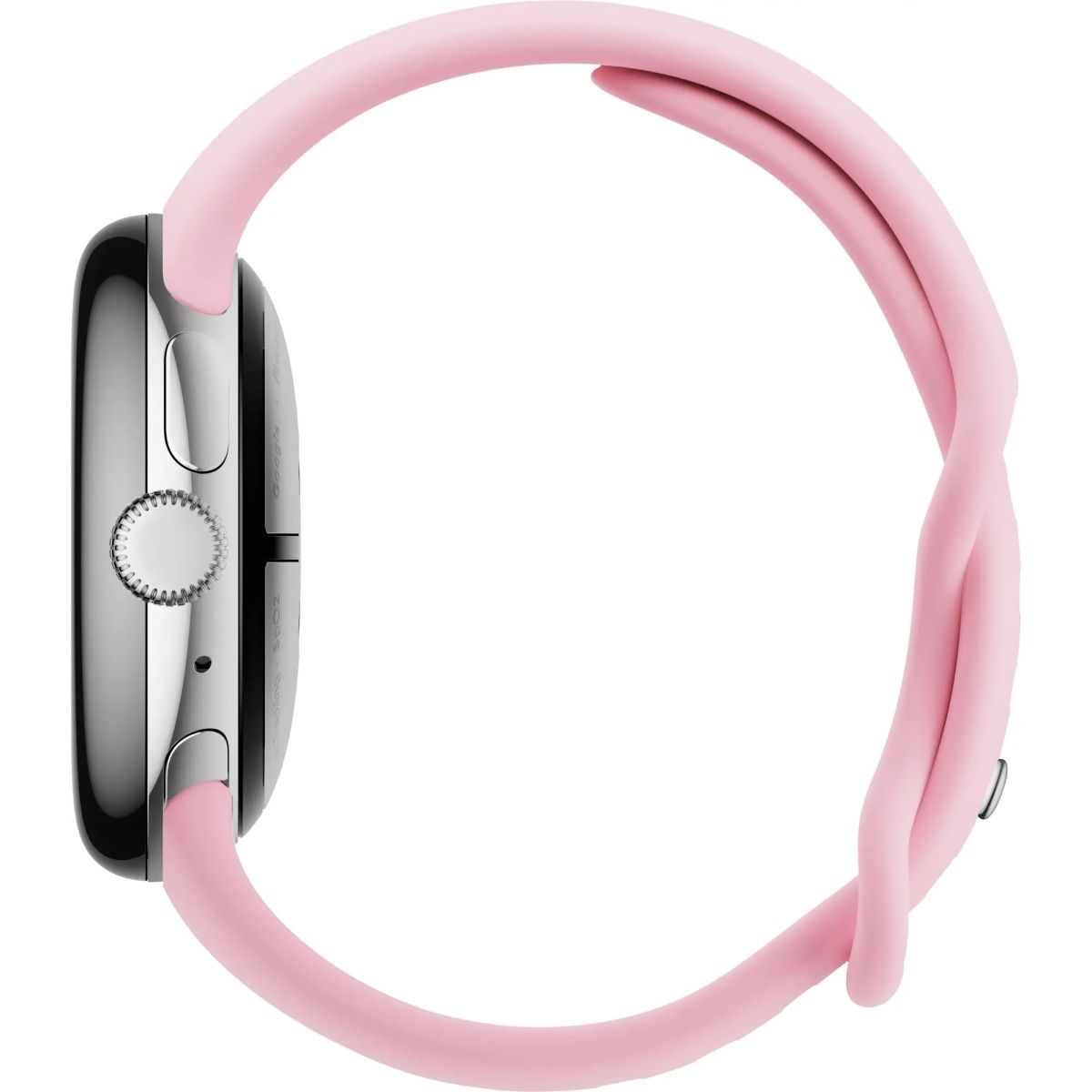 Смарт-годинник Google Pixel Watch 3 41mm Matte Polished Silver/Rose Quartz Band