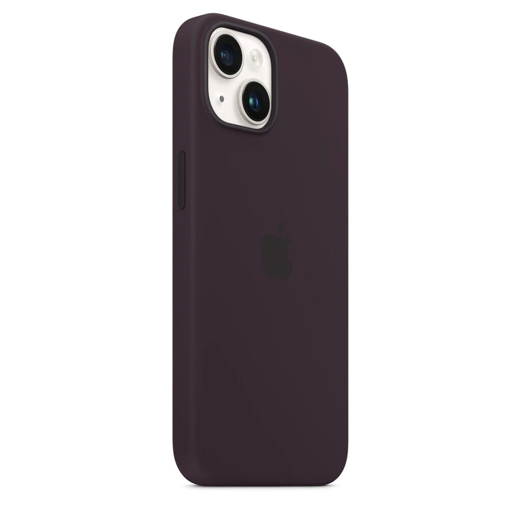 Чохол Apple Silicone Case with MagSafe для iPhone 14 (Elderberry) ААА