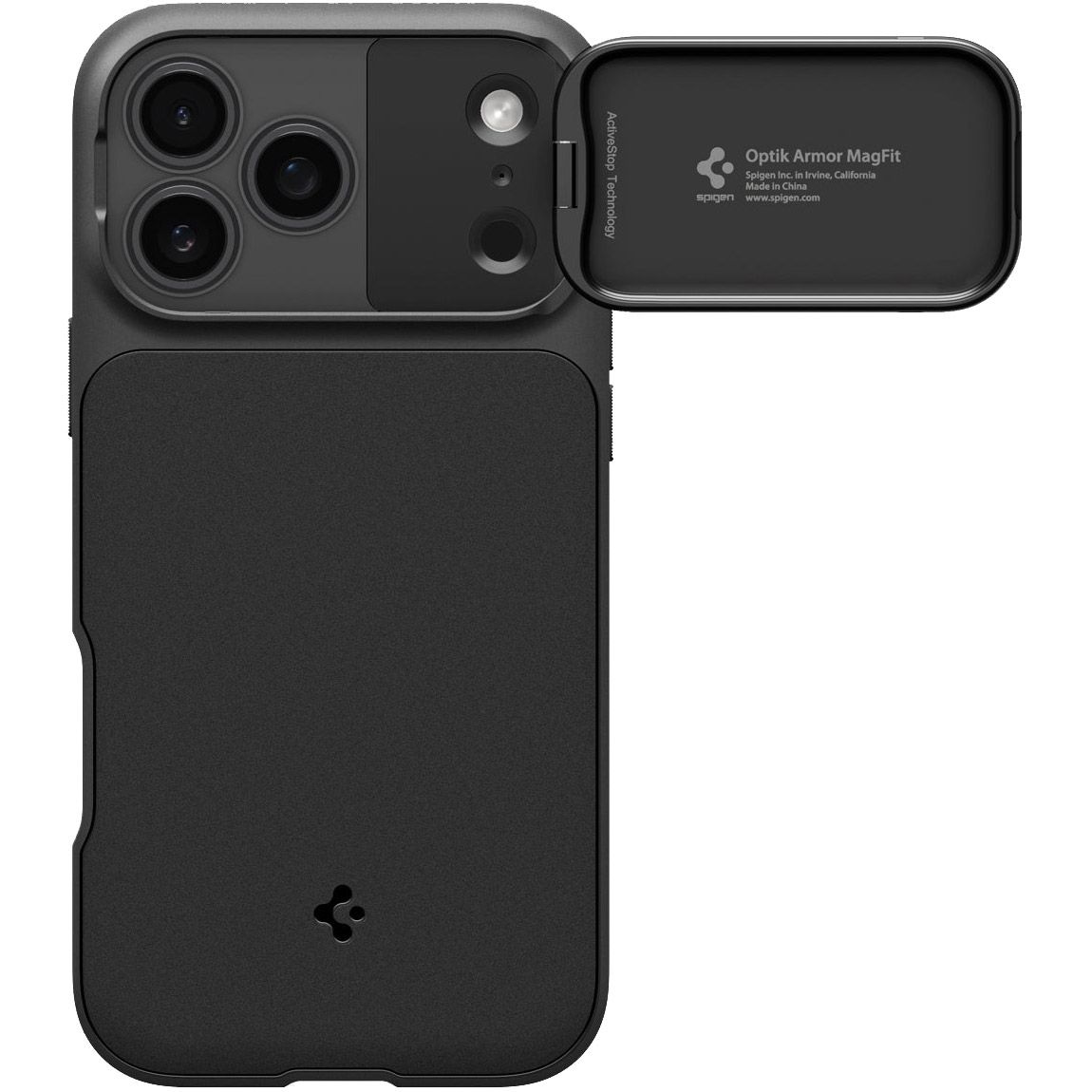 

Чехол Spigen Optik Armor для iPhone 17 Pro Max Black (ACS09900)