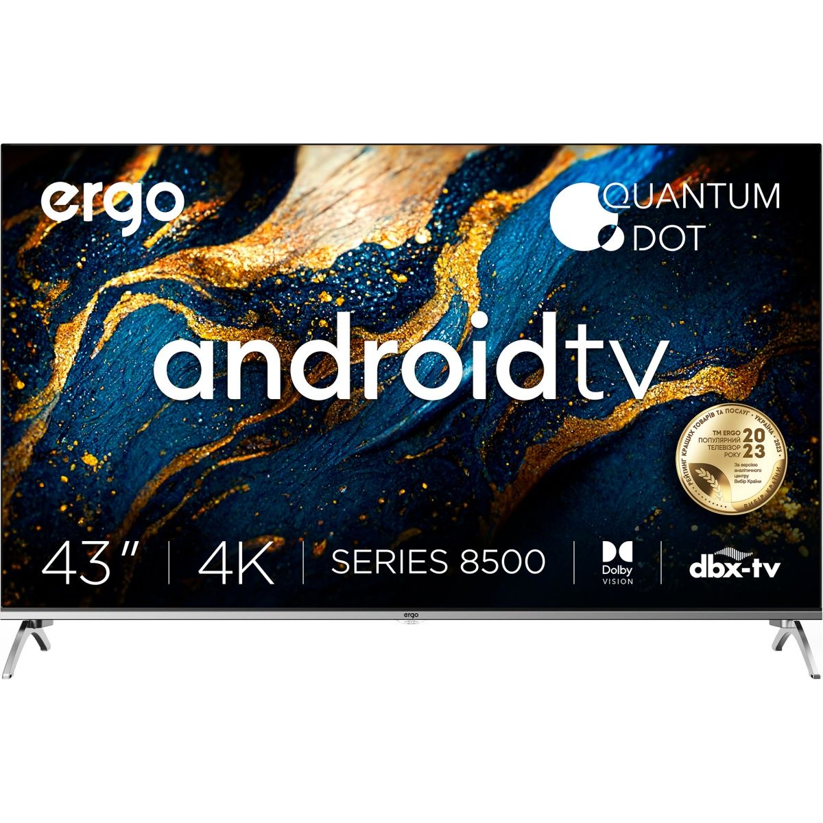 

Телевізор Ergo Series 8500 43" QLED 4K (43GUS8555)