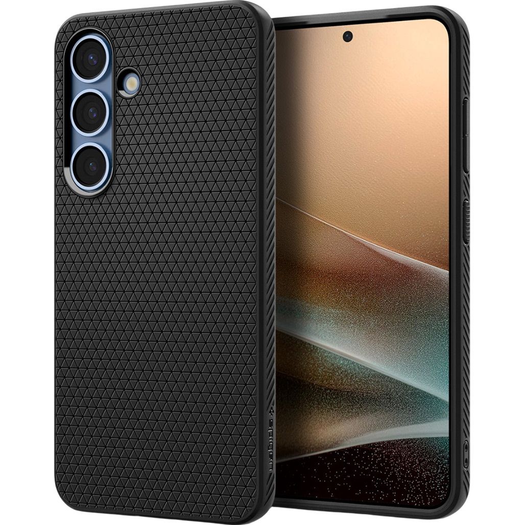 Чохол Spigen Liquid Air для Samsung Galaxy S25 Matte Black (ACS09000) 