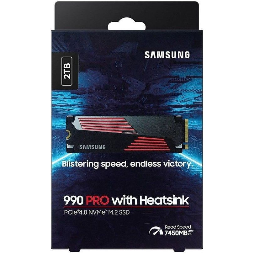 ≡ SSD накопитель Samsung 990 PRO 2TB with Heatsink (MZ-V9P2T0CW