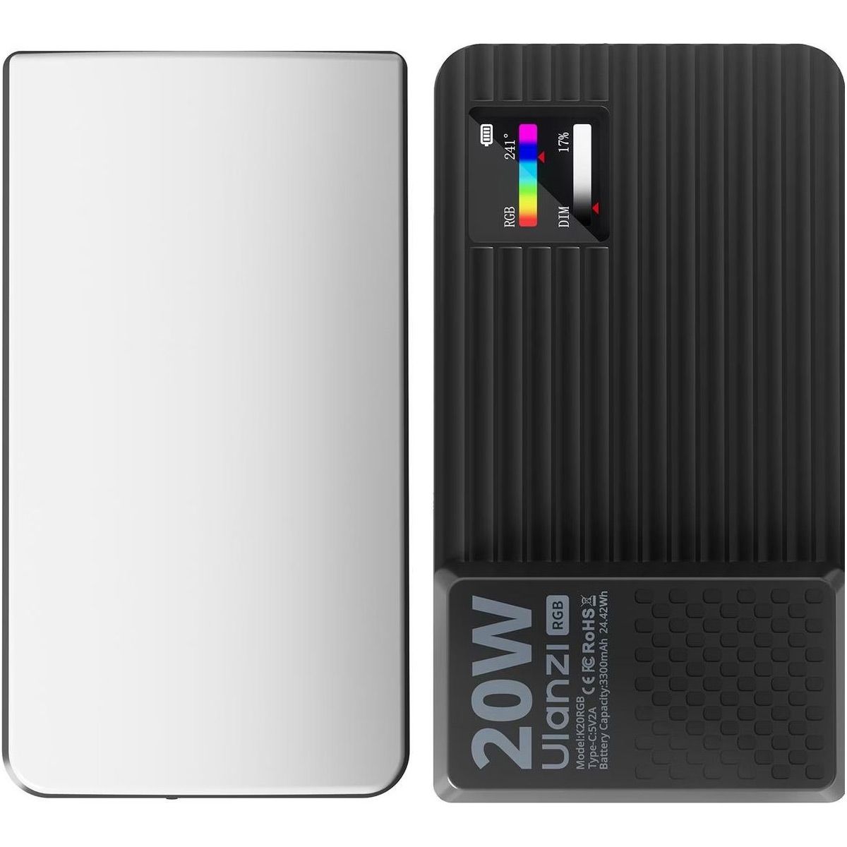 

Накамерный свет Ulanzi K20 RGB L207 Black