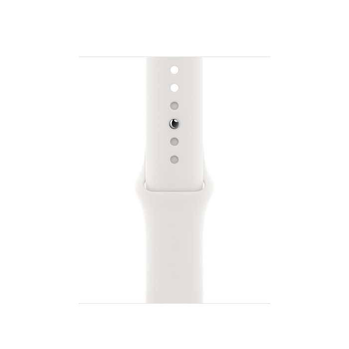 Смарт-часы Apple Watch Series 6 GPS 44mm Silver Aluminum Case w. White Sport B. (M00D3) [50381] 