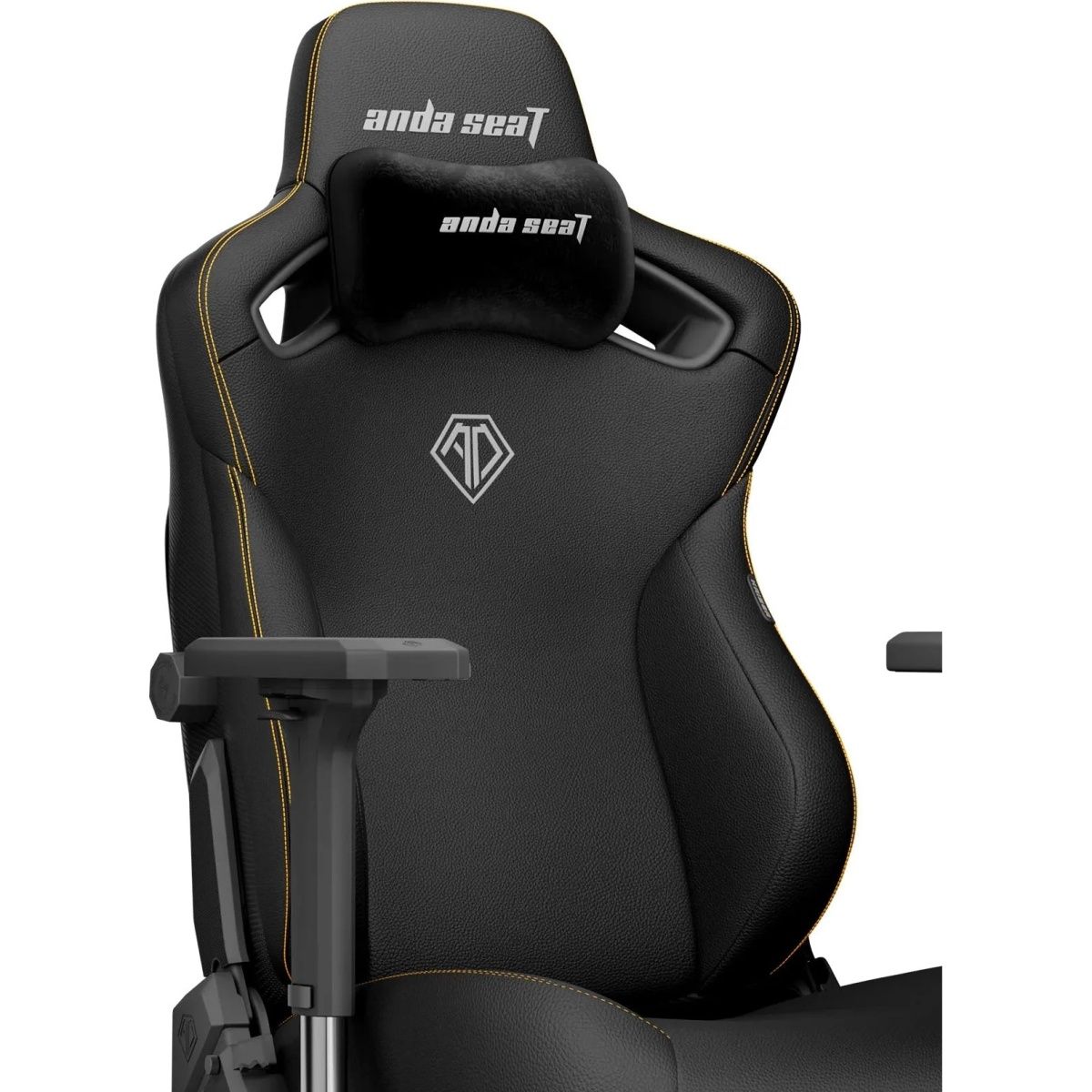 Геймерське крісло Anda Seat Kaiser 3 XL Leather Black (AD12YDC-XL-01-B-PV/C) 