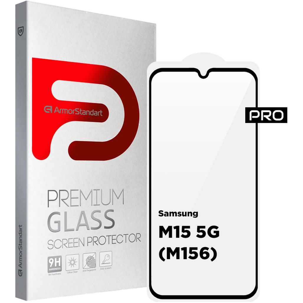 

Защитное стекло ArmorStandart Full Pro Glass для Samsung M15 5G Black (ARM74368)