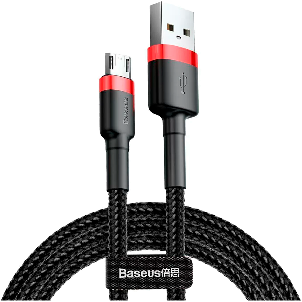 

Кабель Baseus Cafule Micro USB 2m (CAMKLF-C91) Red/Black