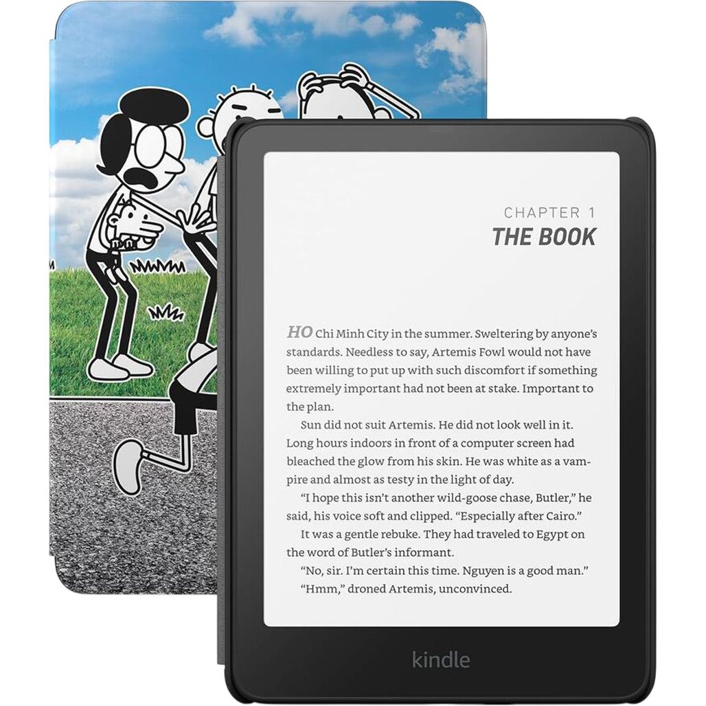 

Электронная книга Amazon Kindle Paperwhite Kids 12th Gen 16GB 2024 with Diary of a Wimpy Kid Cover