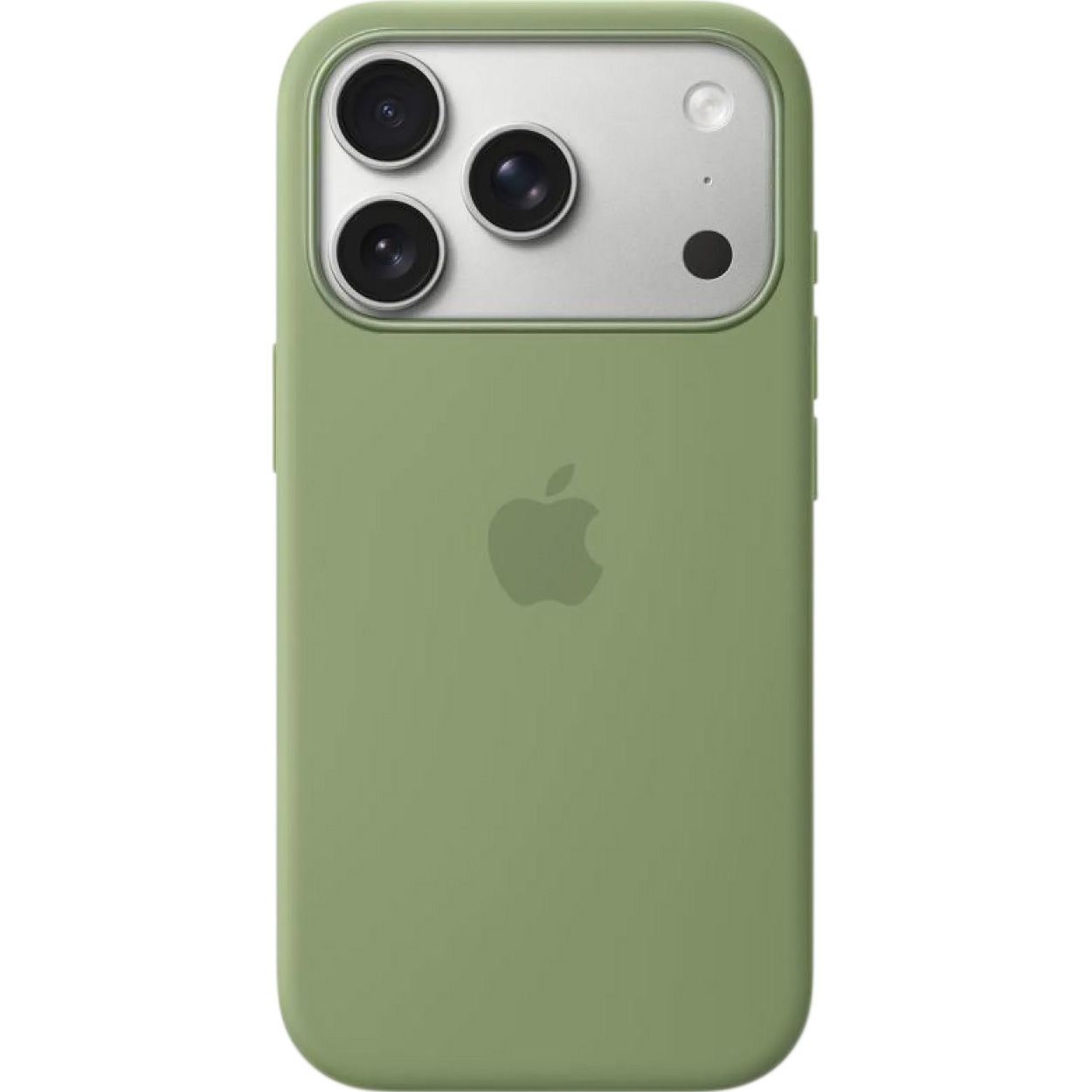 

Чехол Silicone Case with Button, Animation & MagSafe для Apple iPhone 17 Pro Light Moss AAA