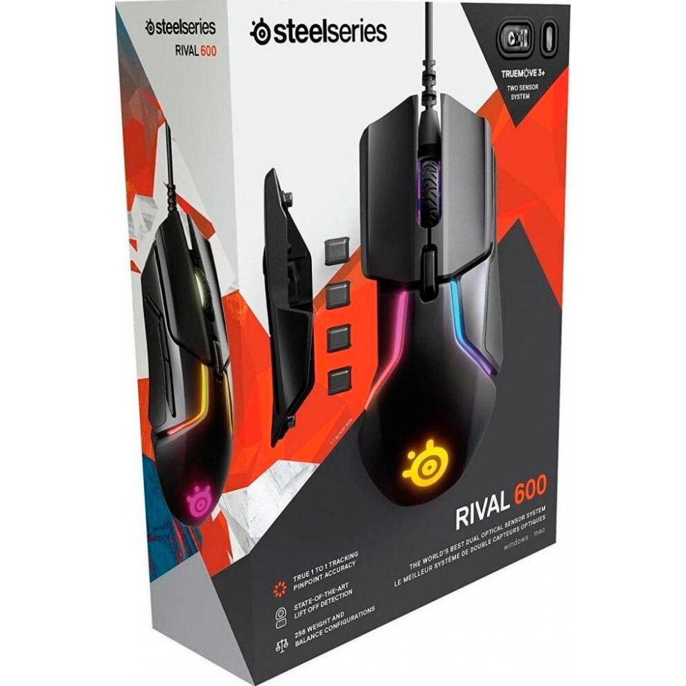 Миша SteelSeries Rival 600 (62446) 