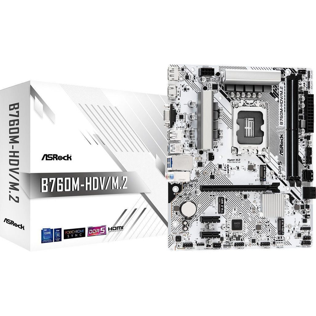 

Материнська плата ASRock B760M-HDV/M.2 D5